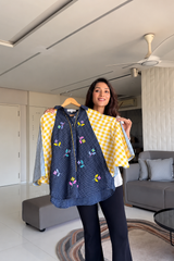 Gunjan Premium Cotton Embroidered Relaxed Shirt