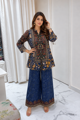 Preeti Premium Crepe Indo-Western Co-Ord Set