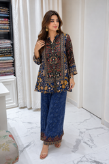 Preeti Premium Crepe Indo-Western Co-Ord Set