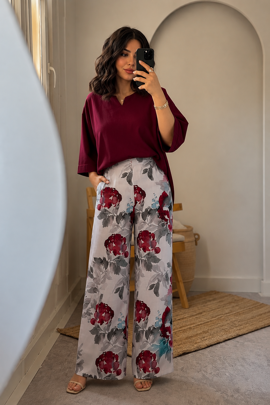 Adah Luxurious Turkish Floral Co-ord Set